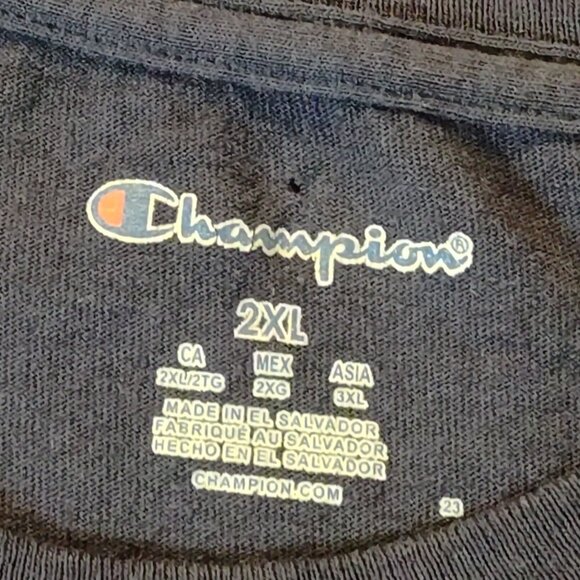 Penn State University Champion Men's Shirt Blue Sz L Graphic Logo Nittany Team - Picture 11 of 12